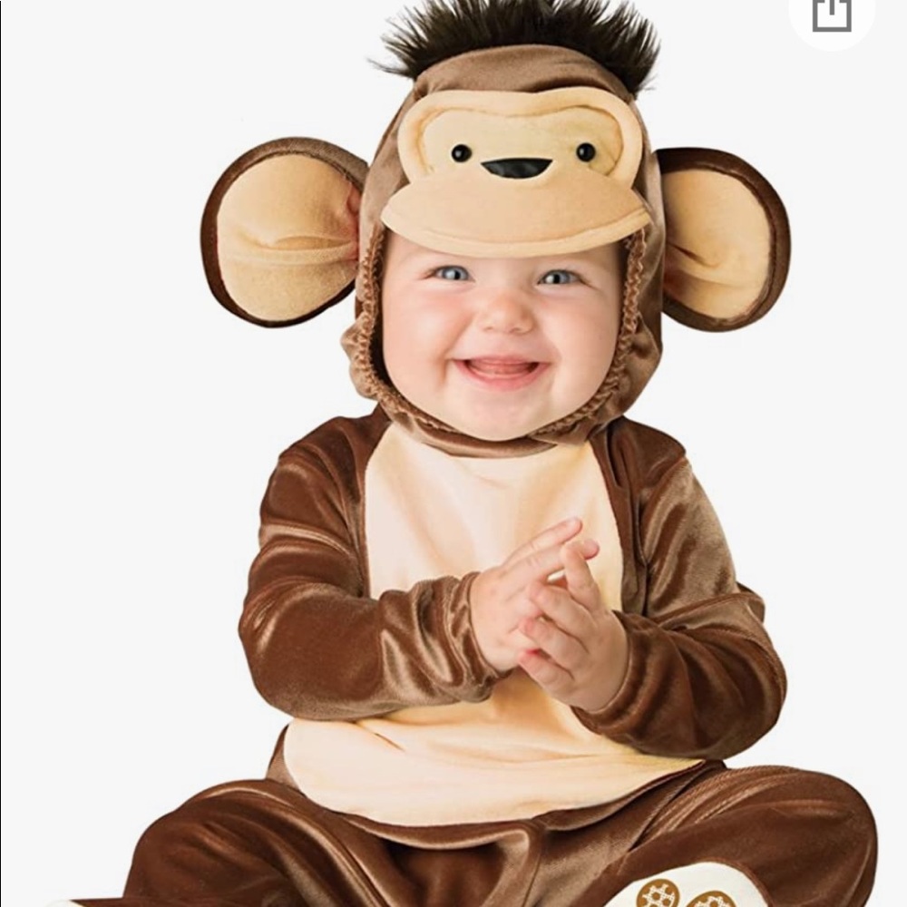 Charming Brown Monkey Costume for Kids/ baby monkey